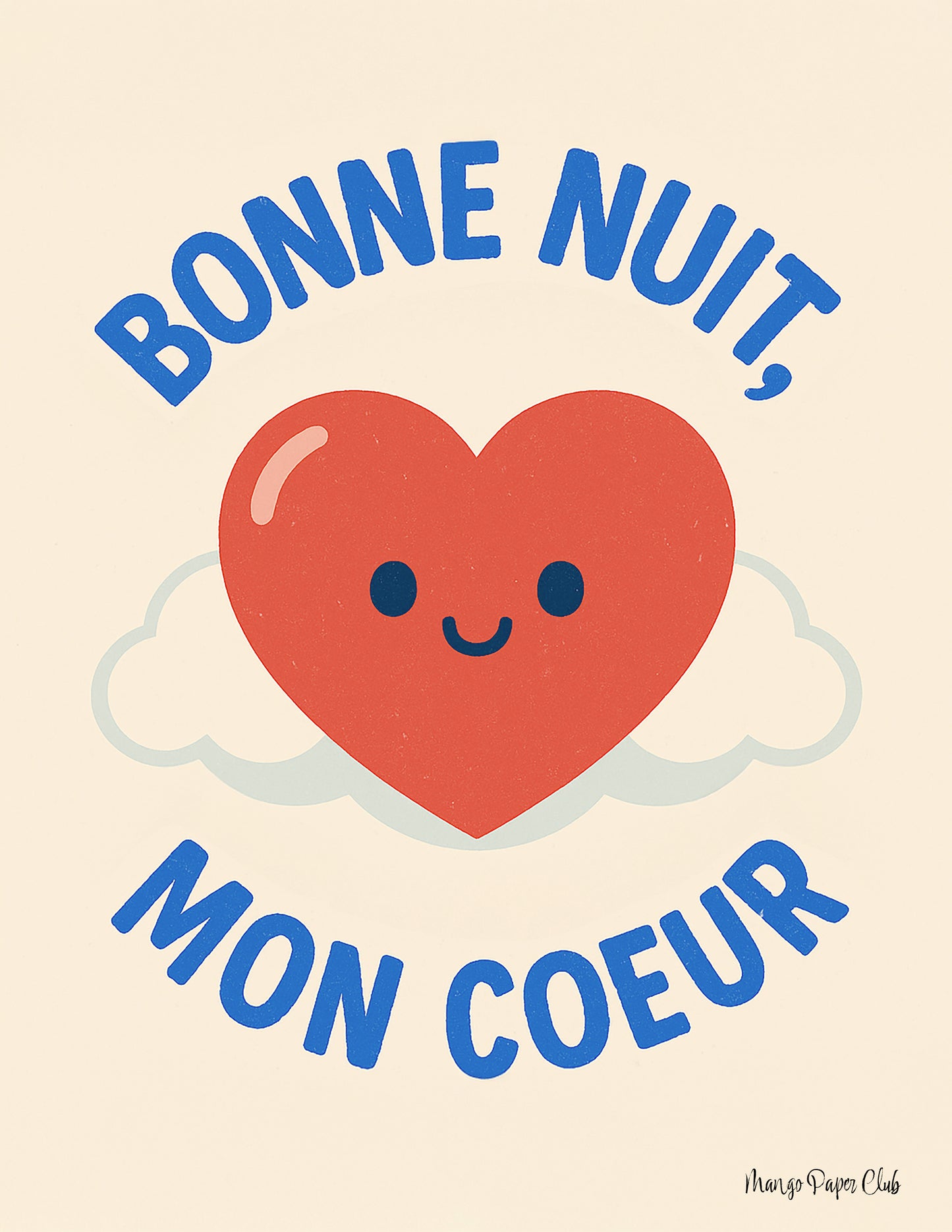 Bonne nuit mon coeur