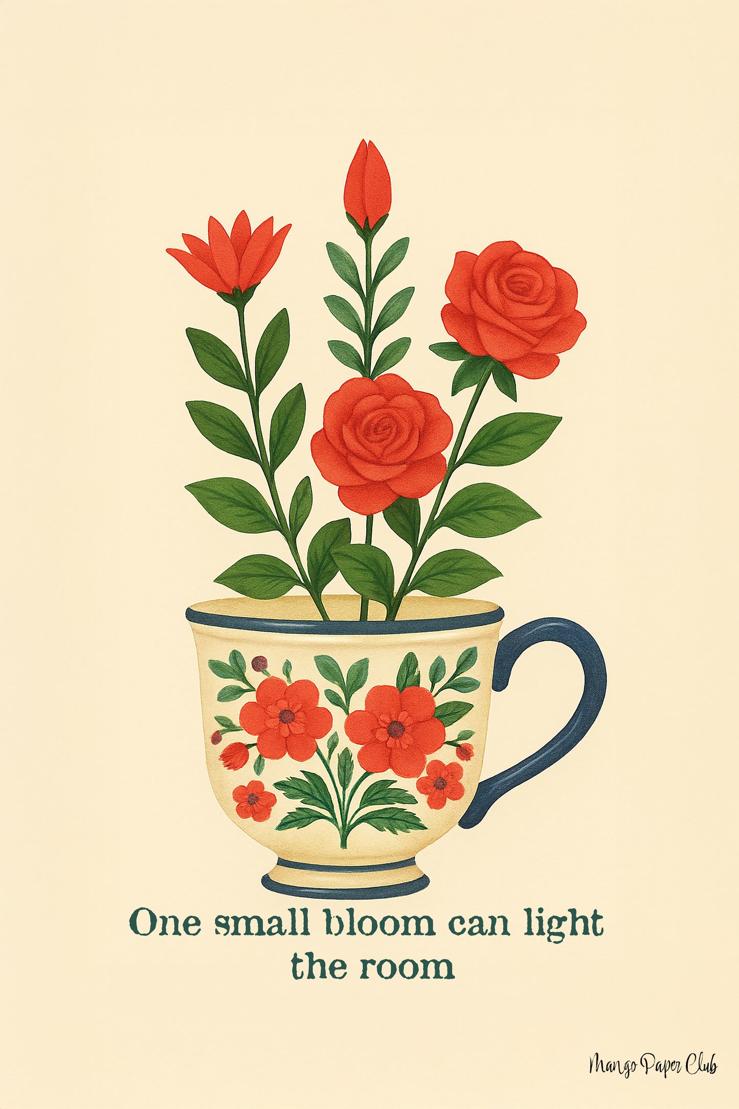 One small bloom can light the room