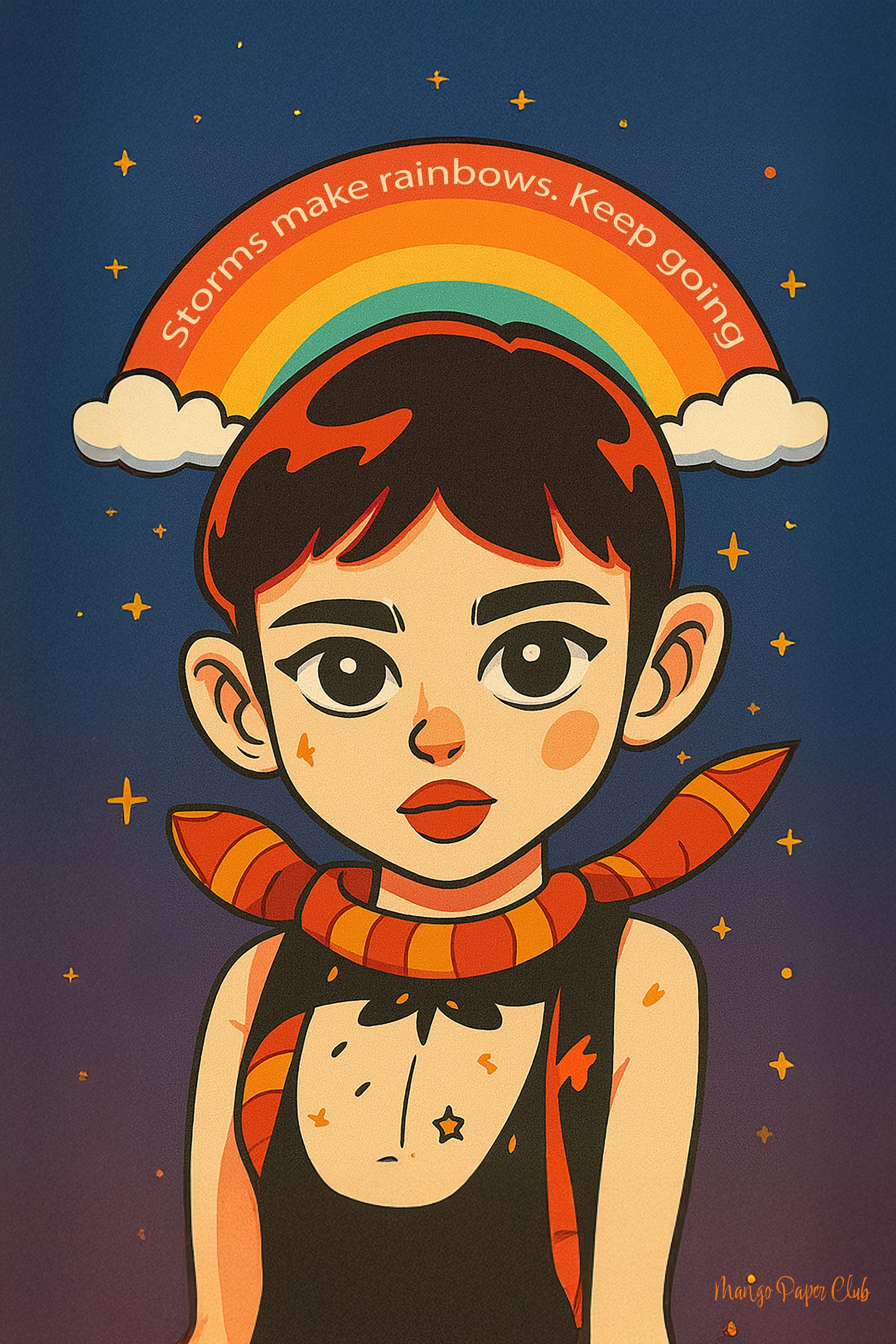 Storms make rainbows. Keep going