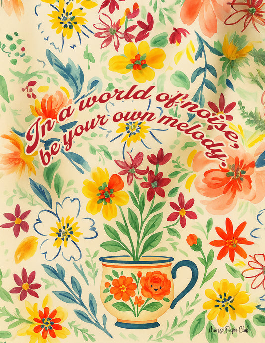 In a World of Noise, Be Your Own Melody