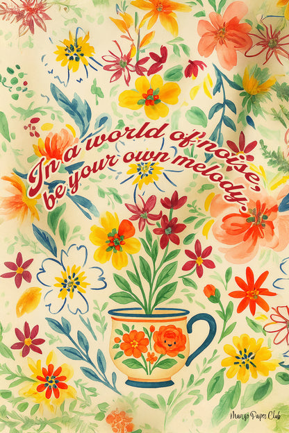In a World of Noise, Be Your Own Melody