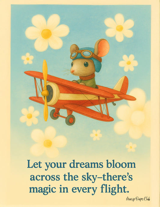 Let your dreams bloom across the sky—there’s magic in every flight