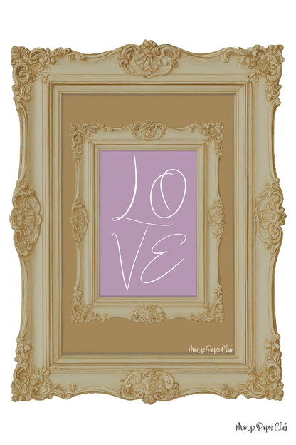 Love-double frame
