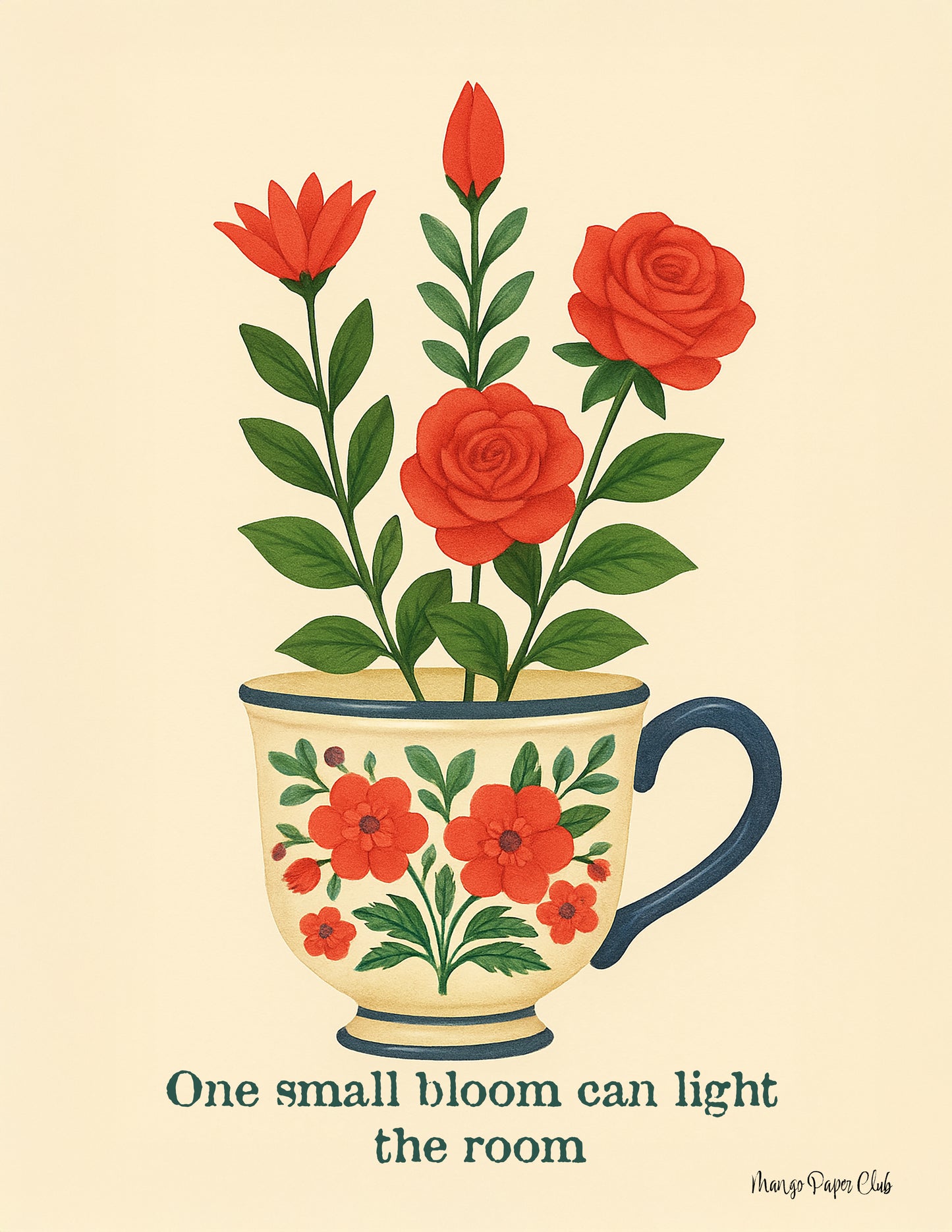 One small bloom can light the room