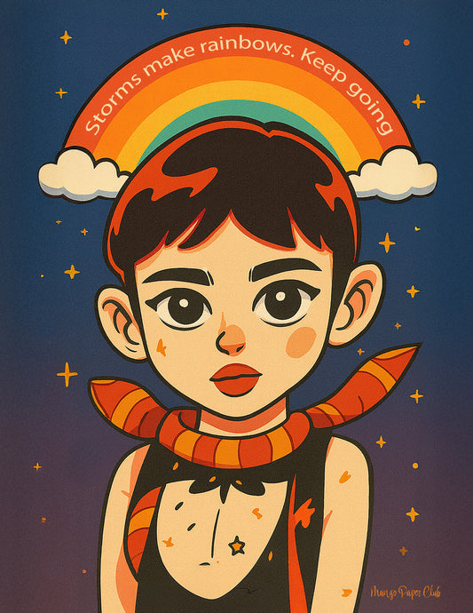 Storms make rainbows. Keep going