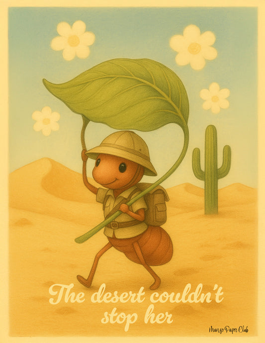 The desert couldn’t stop her