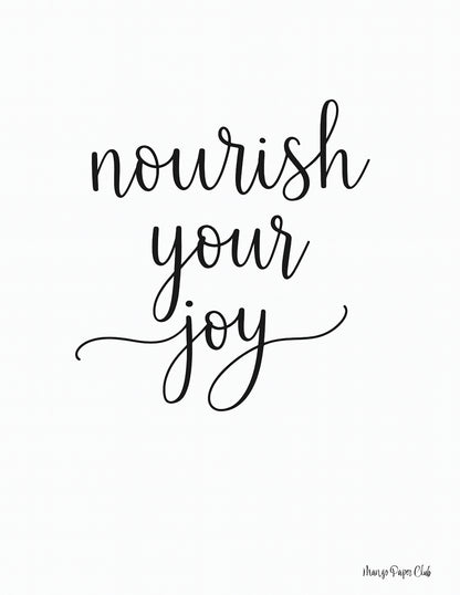 nourish your joy